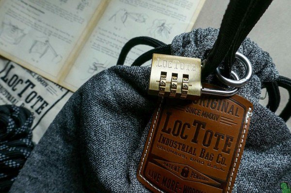 LocTote Flak Sack – Solid Brass combination lock