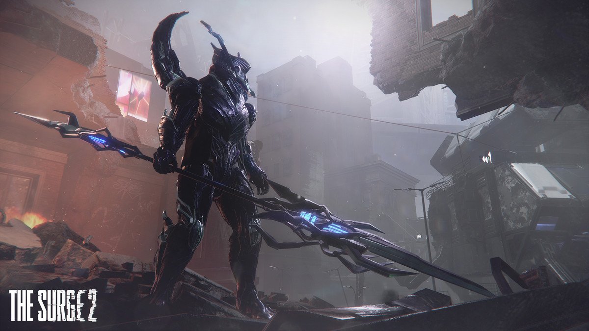 The Surge 2 big enemy with a spear