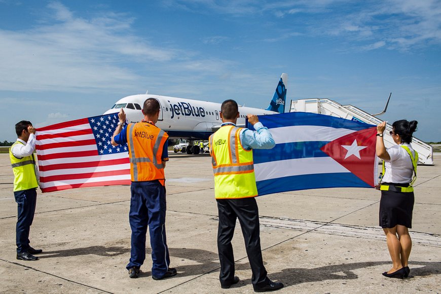 Jetblue inaugural flight to cuba from usa.