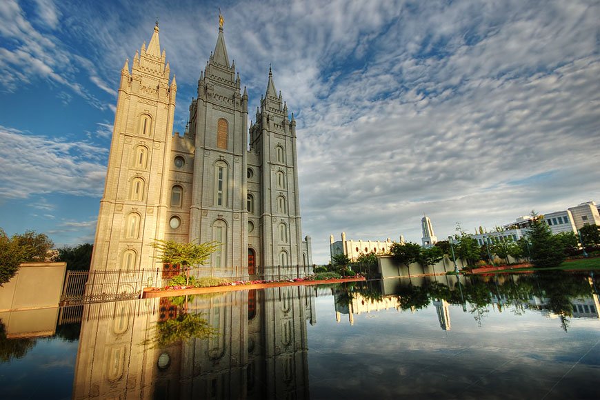 temple square salt lake city.