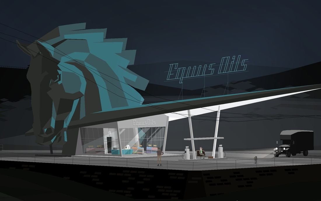 Kentucky Route Zero - Equus Oils gas station