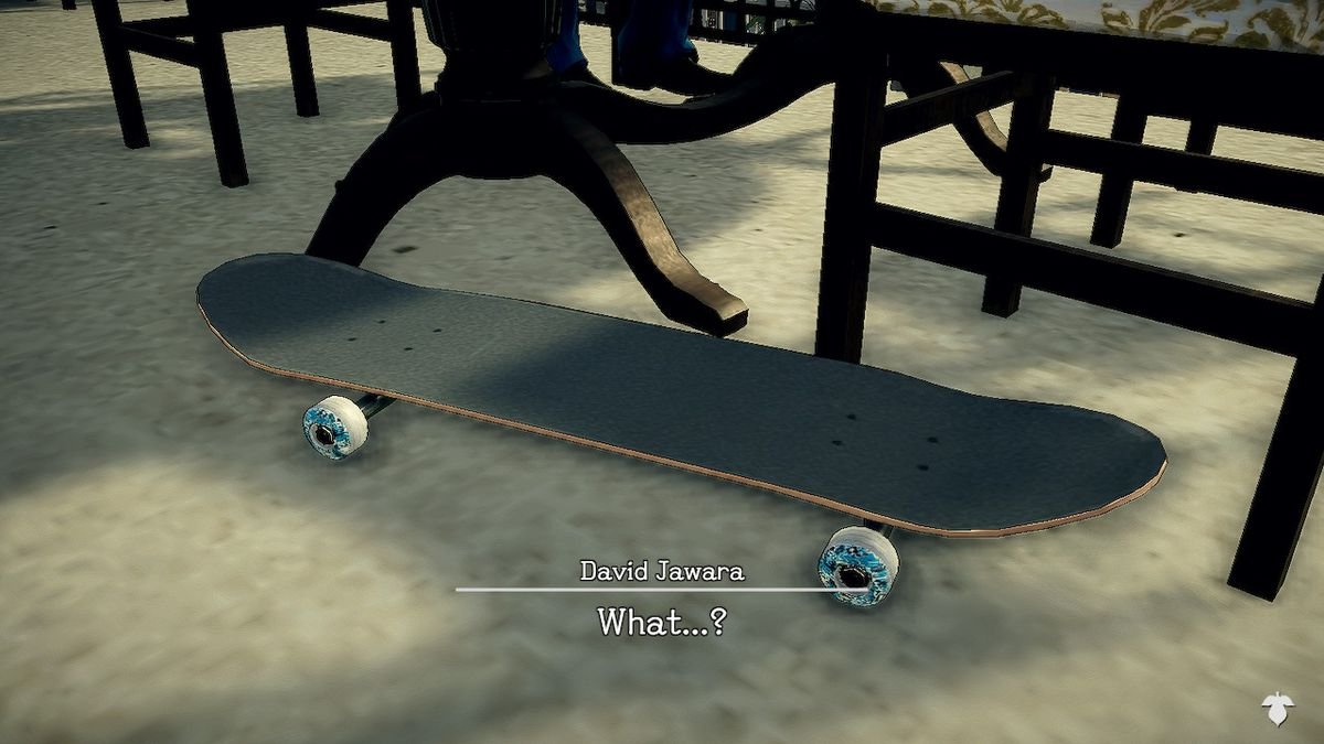 Agent York’s skateboard in Deadly Premonition 2