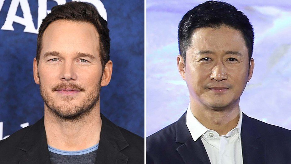 Chris Pratt and Wu Jing