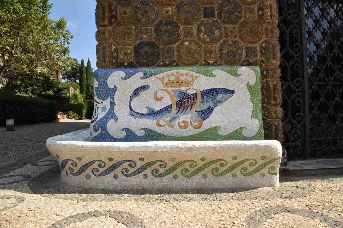 Torre Bellesguard Mosaic Bench 