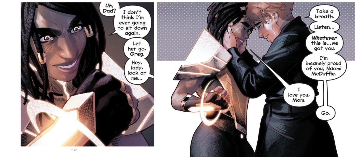 Naomi and her mom in Naomi #6, DC Comics (2019).