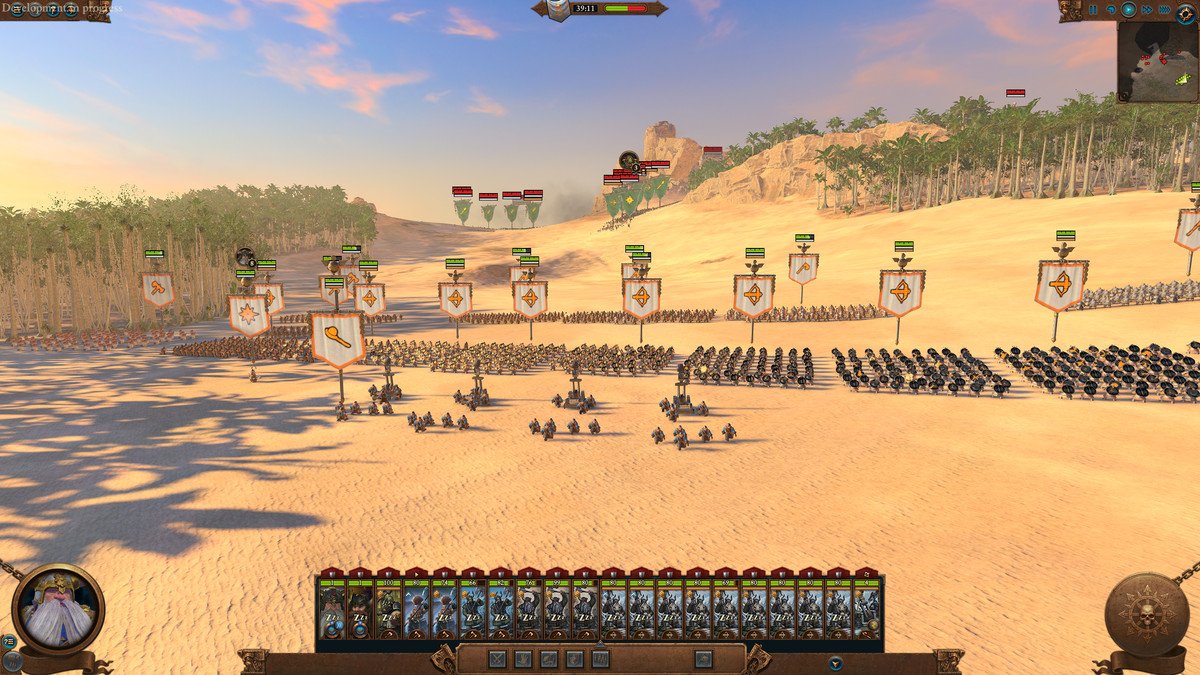 a dwarf army in the Southlands in Immortal Empires