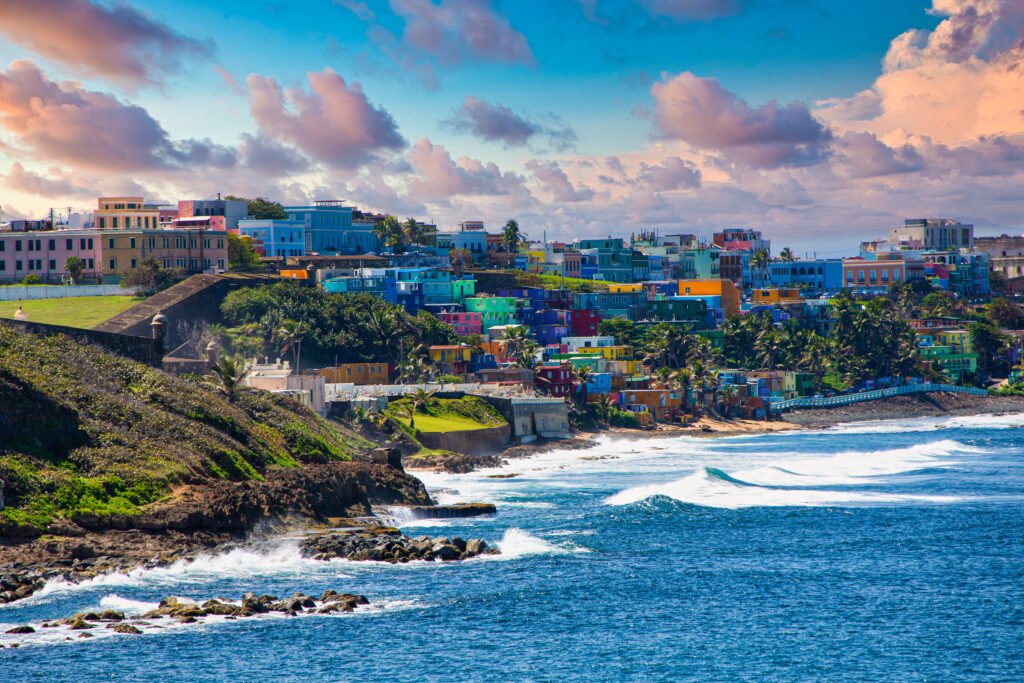 View off the coast of Puerto Rico