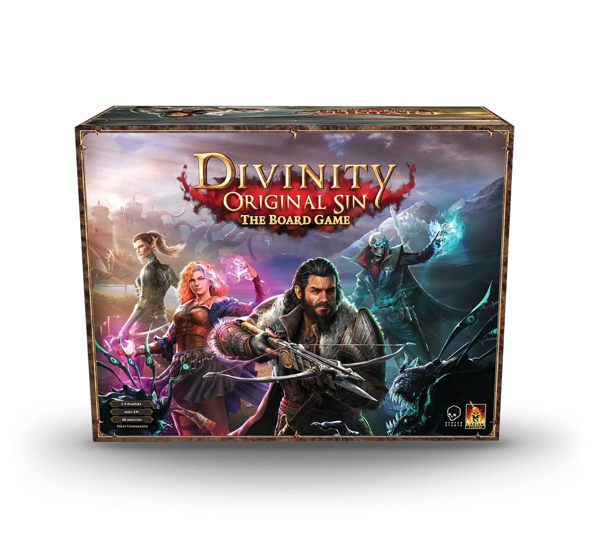The box for the Divinity: Original Sin board game